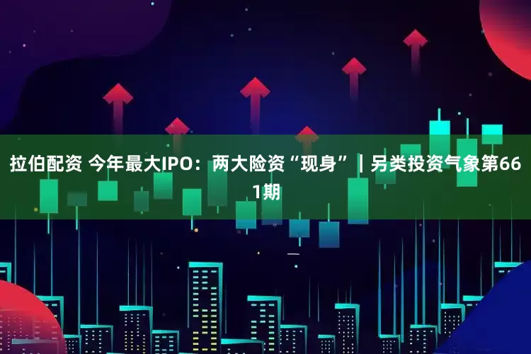拉伯配资 今年最大IPO：两大险资“现身”｜另类投资气象第661期