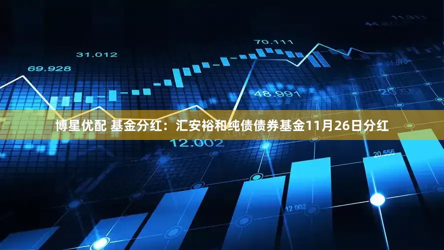 博星优配 基金分红：汇安裕和纯债债券基金11月26日分红
