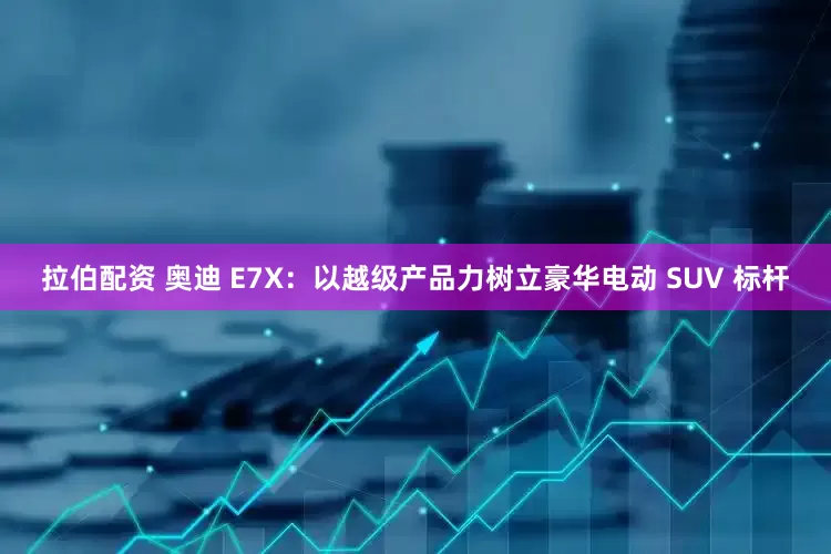 拉伯配资 奥迪 E7X：以越级产品力树立豪华电动 SUV 标杆